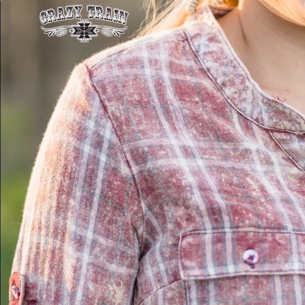 Patsy Plaid Tunic - Picture 3 of 4